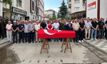 Kıbrıs Gazisi Sadi Öztabağ, askeri törenle son yolculuğuna uğurlandı #bolu