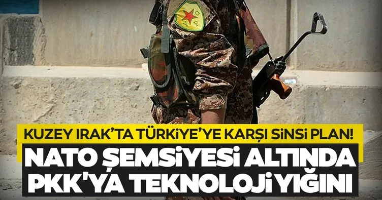 Irak’ta Türkiye’ye karşı sinsi plan! NATO şemsiyesi altında PKK’ya teknoloji yığını