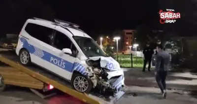 Silahlı yaralama olayından kaçarken polise çarptılar: 2 polis yaralandı | Video