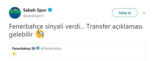 Fenerbahçe’nin o emojisi, Diego Reyes için miydi?
