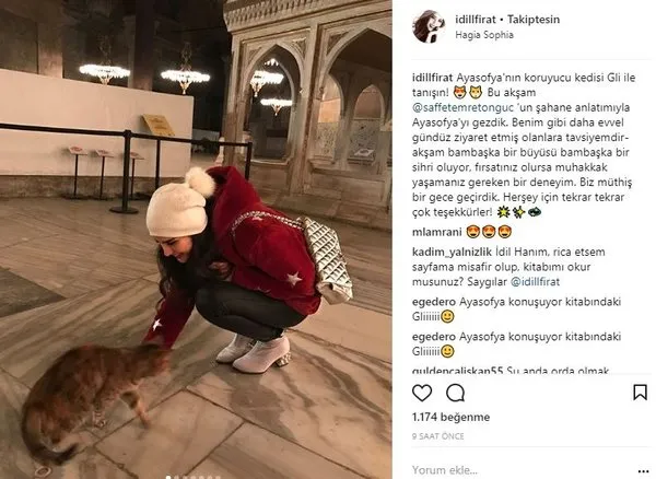 Ünlülerin Instagram paylaşımları (07.12.2017)