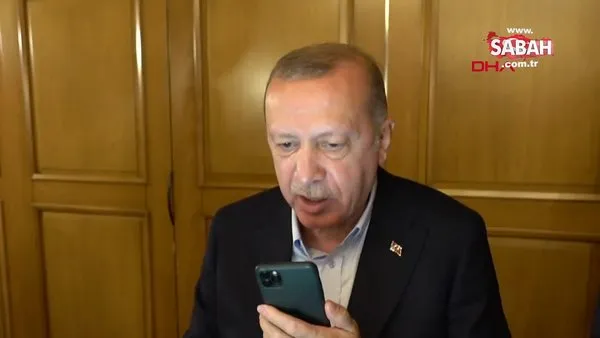 Cumhurbaşkanı Erdoğan KKTC Cumhurbaşkanı seçilen Tatar'ı telefonla arayarak tebrik etti | Video