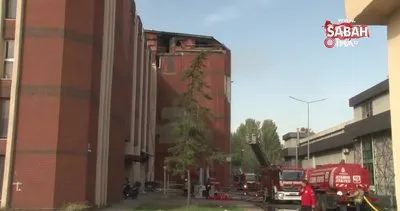 Başakşehir’de ayakkabı imalathanesinde çıkan yangın 4 saat sonra söndürüldü | Video