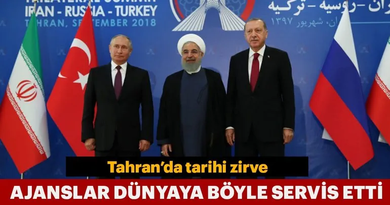 Tahran'da tarihi İdlib Zirvesi