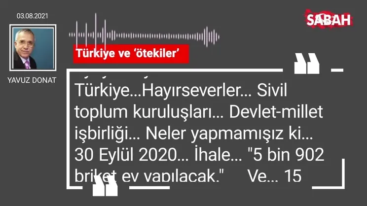 Yavuz Donat | Türkiye ve ‘ötekiler’
