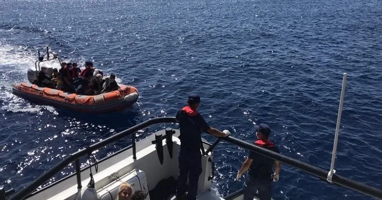 Marmaris’te 35 kaçak göçmen yakalandı
