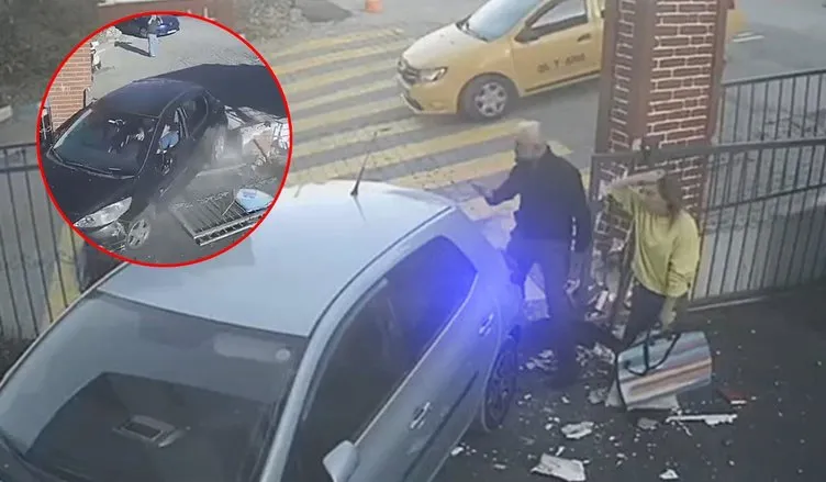 Aynı okulda 18 gün içinde 2 benzer olay: El freni çekilmeyen araç bahçeye daldı!