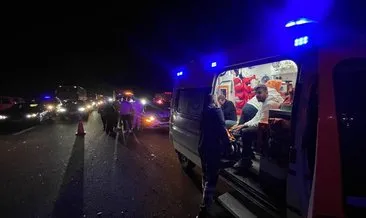 Anadolu Otoyolu’nda zincirleme kaza: 7 yaralı #duzce