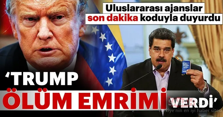 Maduro'dan flaş iddia! Trump mafyaya emir verdi ve...