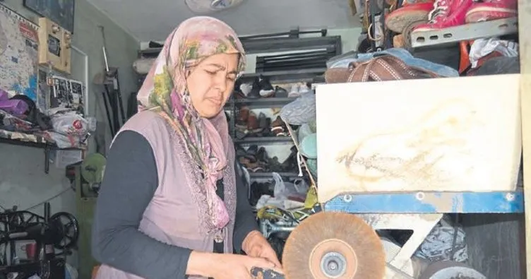Silifke’nin kadın ayakkabı tamircisi