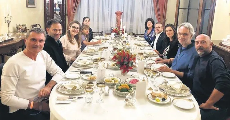 Egemen Bağış ve eşi Beyhan Bağış Bocelli ailesini misafir etti