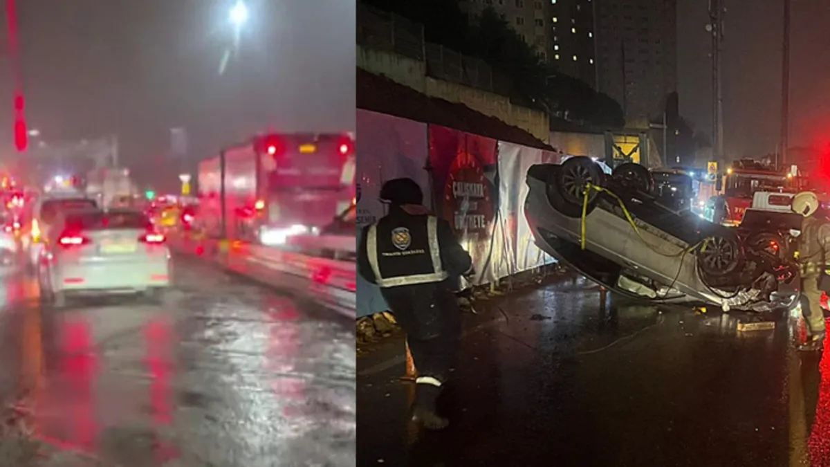 İstanbul’da sağanak yağış hayatı felç etti! Caddeler göle döndü, yollar çöktü İstanbul’da sağanak yağış hayatı felç etti! Caddeler göle döndü, yollar çöktü