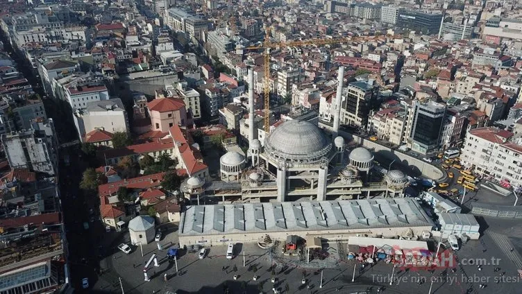 Taksim Camisi’nin yüzde 90’ı tamamlandı!