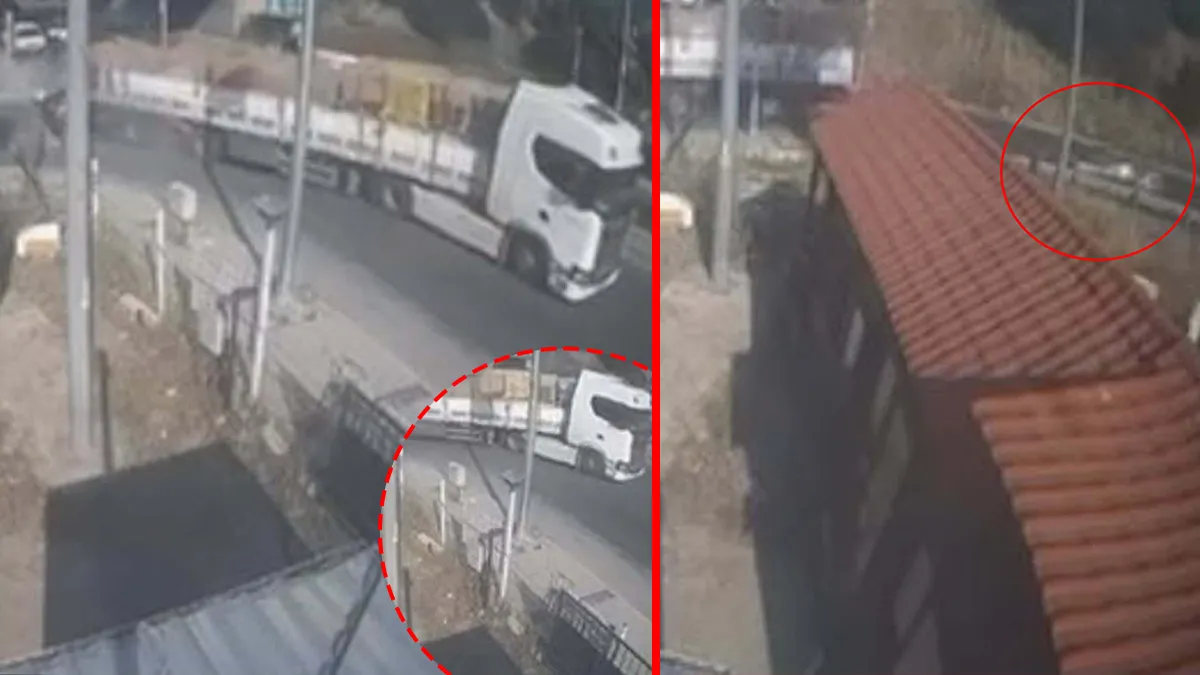 İzmir’de acı kaza! Otomobil TIR’a ok gibi saplandı: Burak’ın kahreden son anları kameraya yansıdı! İzmir’de acı kaza! Otomobil TIR’a ok gibi saplandı: Burak’ın kahreden son anları kameraya yansıdı!