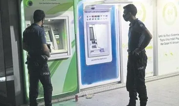 Bankamatiği kırmaya çalıştı