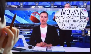 Canlı yayında ’savaşa hayır’ pankartı açan Rus editörden Macron’un teklifine ret: Ben bir vatanseverim