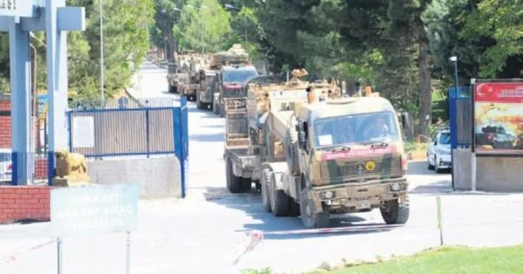 Kilis sınır bölgesine askeri sevkıyat
