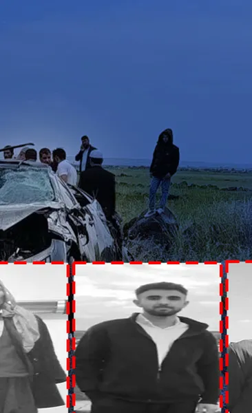 Diyarbakır’da acı olay: Nişan dönüşü 2 kişinin öldüğü kazanın görüntüleri ortaya çıktı