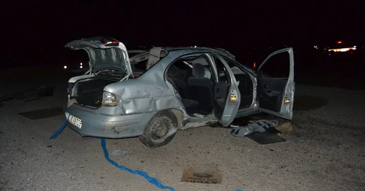 Adana’da trafik kazası:1 ölü 2 yaralı