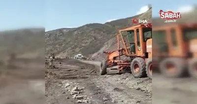 Tunceli-Erzincan Karayolu heyelan nedeniyle bir süre trafiğe kapandı | Video