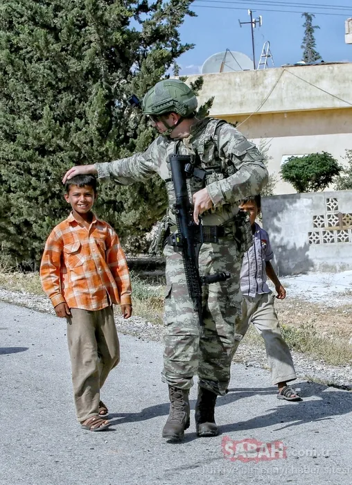 Menbiç’te Türk askerine sevgi seli