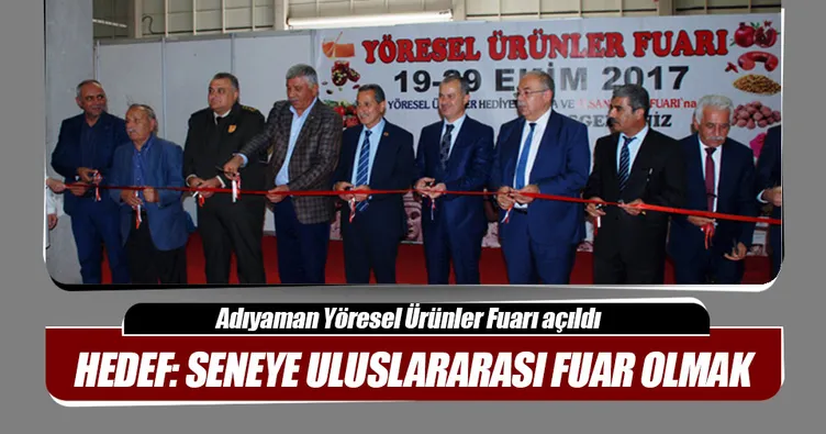 Adıyaman Yöresel Ürünler Fuarı açıldı