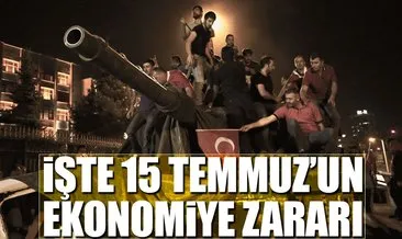 İşte darbe girişiminin ekonomiye zararı