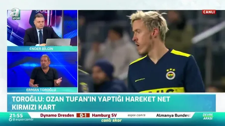 Erman Toroğlu'ndan flaş kırmızı kart yorumu! Ozan Tufan...