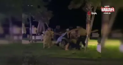 Antalya’da niye baktın kavgasında yumruklar konuştu | Video