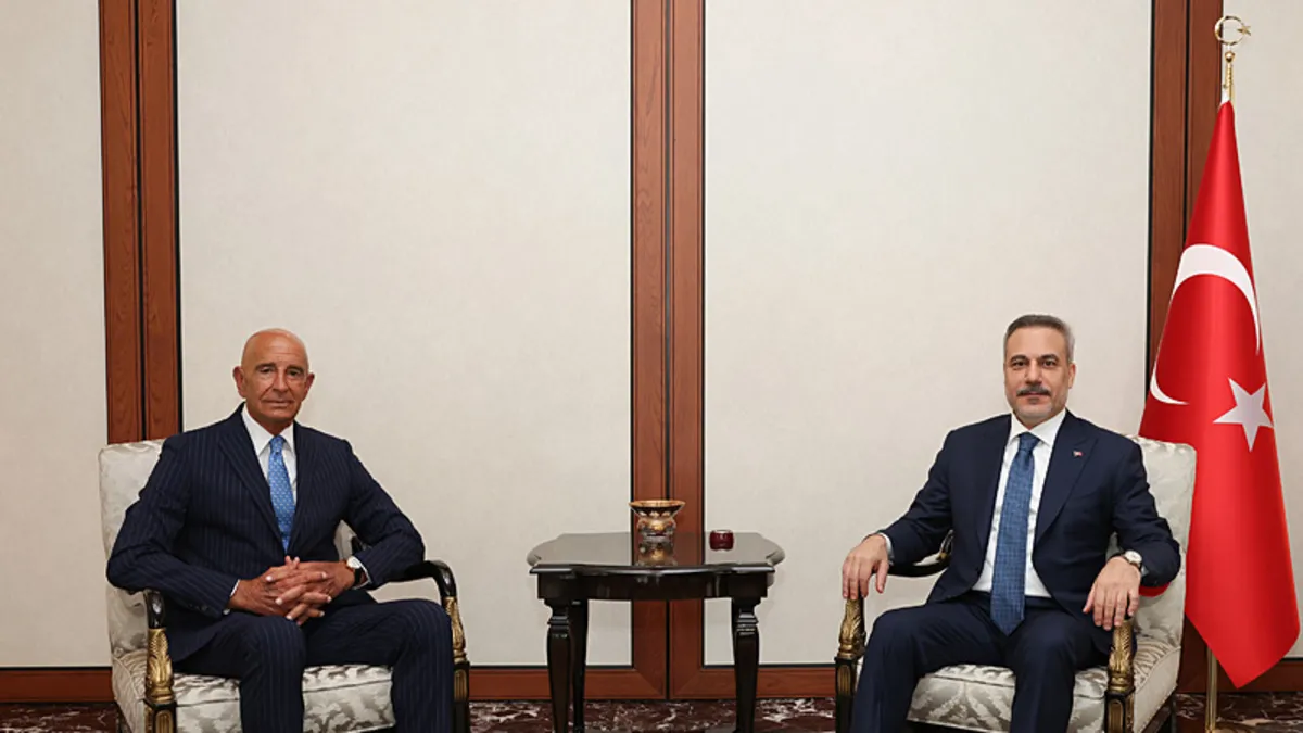 SON DAKİKA | Bakan Fidan Tom Barrack’ı kabul etti! SON DAKİKA | Bakan Fidan Tom Barrack’ı kabul etti!
