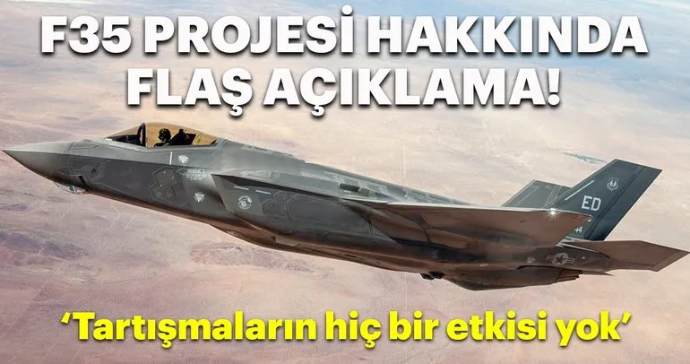 Savunma Sanayii Başkanı’ndan flaş F-35 açıklaması!