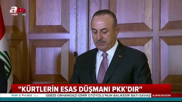 Mevlüt Çavuşoğlu: Kürtlerin esas düşmanı PKK'dır