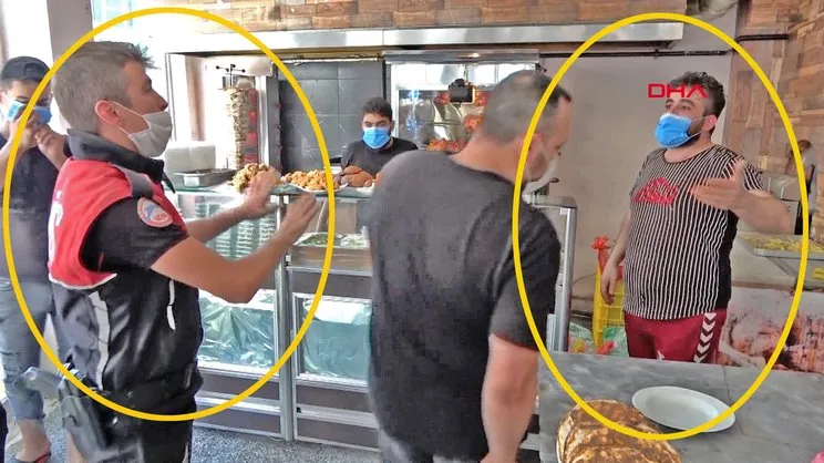 Son dakika haberi: İstanbul'da bedava ekmek arası döner dağıtımında skandal görüntüler! Olay yerine gelen polis... | Video