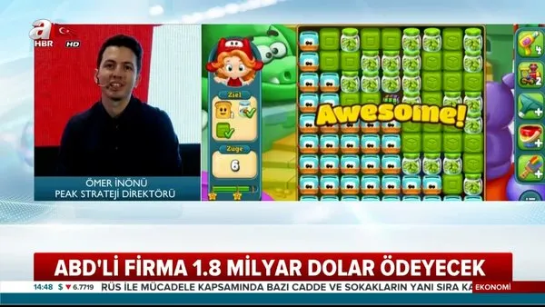 Türk oyun firması Peak'ten 1,8 milyar dolarlık tarihi anlaşma | Video