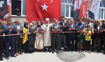 Asrın felaketi sonrası Hatay'da inşa edilen 100'üncü cami ibadete açıldı #hatay