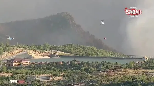 CHP'li Böcek'in iddialarına videolu yanıt! Antalya Gündoğmuş’ta helikopterler vızır vızır çalışıyor