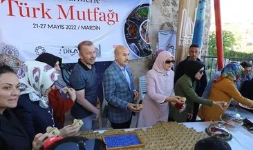 Mardin'in lezzetli yemekleri turistlere tanıtıldı #mardin