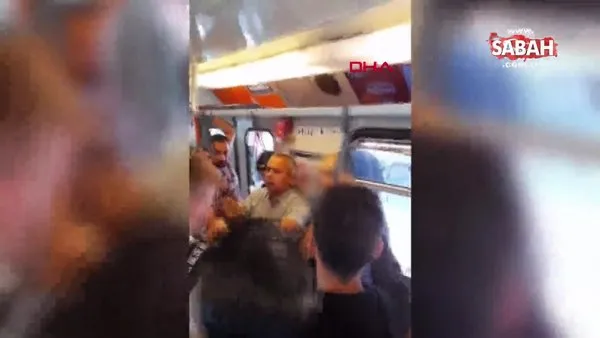 Metroda kadınların fotoğrafını çektiği iddia edilen şüpheliye dayak | Video