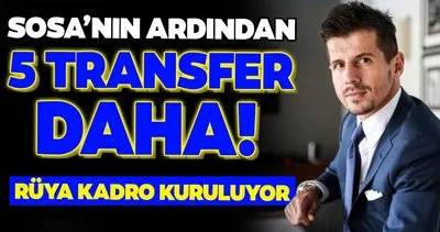 Fenerbahçe’de son dakika: Sosa’nın ardından 5 transfer daha! Rüya takım kuruluyor