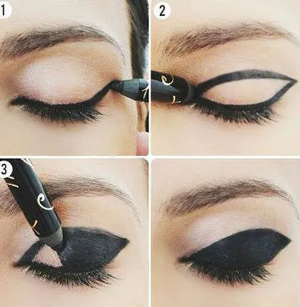 Twitter Winged liner, Winged liner makeup, Winged eyeliner