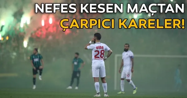 Sakaryaspor - Fatih Karagümrük maçından çarpıcı kareler