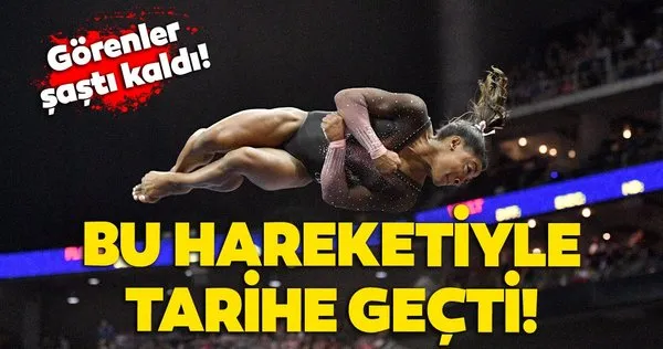 Simone Biles tarihe geçti