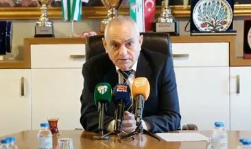 Bursaspor Başkanı Recep Günay: 120 milyon TL faiz ödüyoruz
