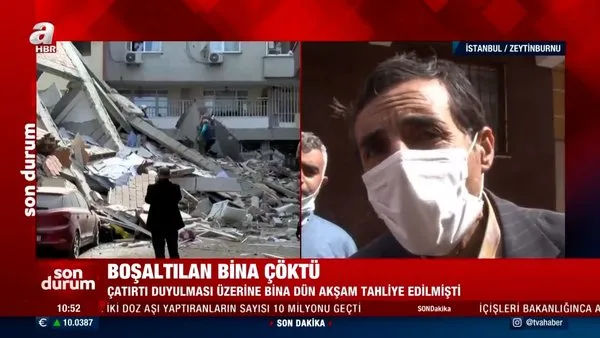SON DAKİKA: İstanbul Zeytinburnu'ndan çöken bina dehşetini olayın tanıkları anlattı | CANLI YAYIN |