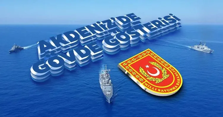 SON DAKİKA: MSB fotoğrafları paylaştı! Türk savaş gemilerinden Doğu Akdeniz’de gövde gösterisi