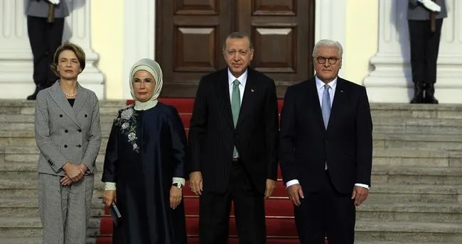 Erdoğan, Alman mevkidaşı Steinmeier ile görüştü