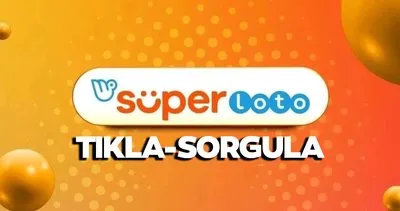 Süper Loto çekiliş sonuçları açıklandı! 6 Nisan 2025 Süper Loto ile kazanan şanslı numaraları sorgulama ekranı