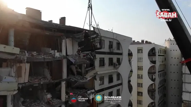 Diyarbakır’da sekizinci kedi de kurtarıldı! İşte o anlar | Video