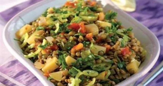 Yesil Mercimek Salatasi Tarifi Nasil Yapilir Resimli Yemek Tarifleri