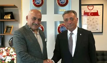 Ahmet Nur Çebi’den TFF Başkanı Büyükekşi’ye ziyaret